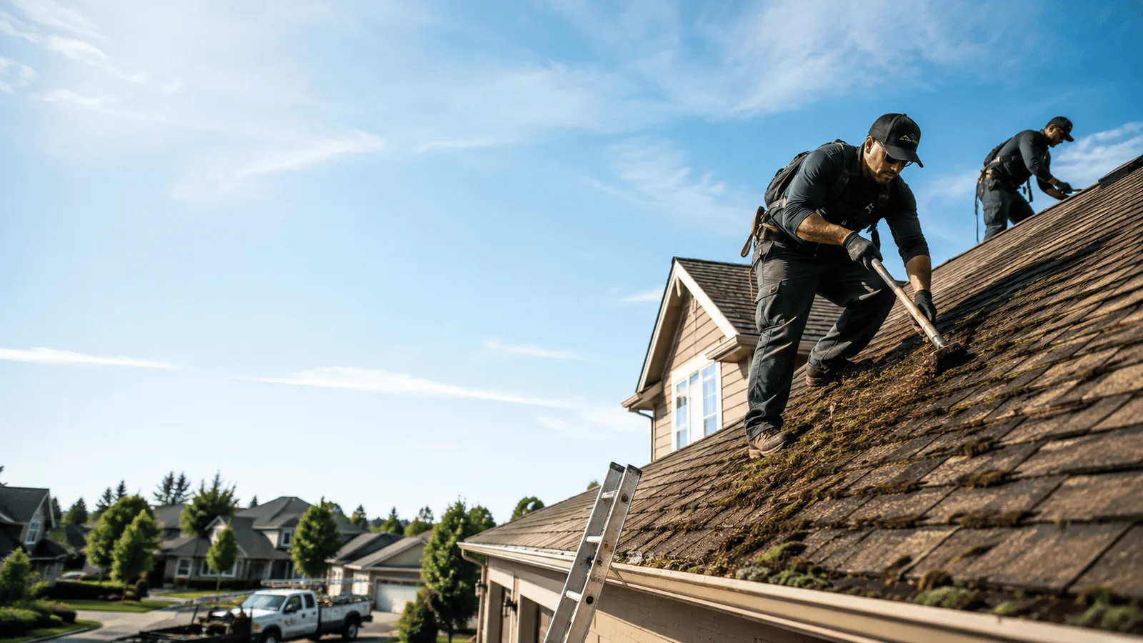 Roof Moss Removal in Romayor, TX near me